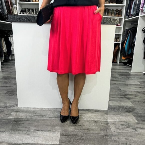 J. Crew Pink A-Line Soft Skirt - Picture 1 of 7